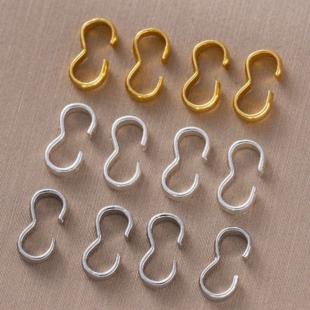 Chain Quick Link - 50pcs 18K Copper Plated Brass Genuine