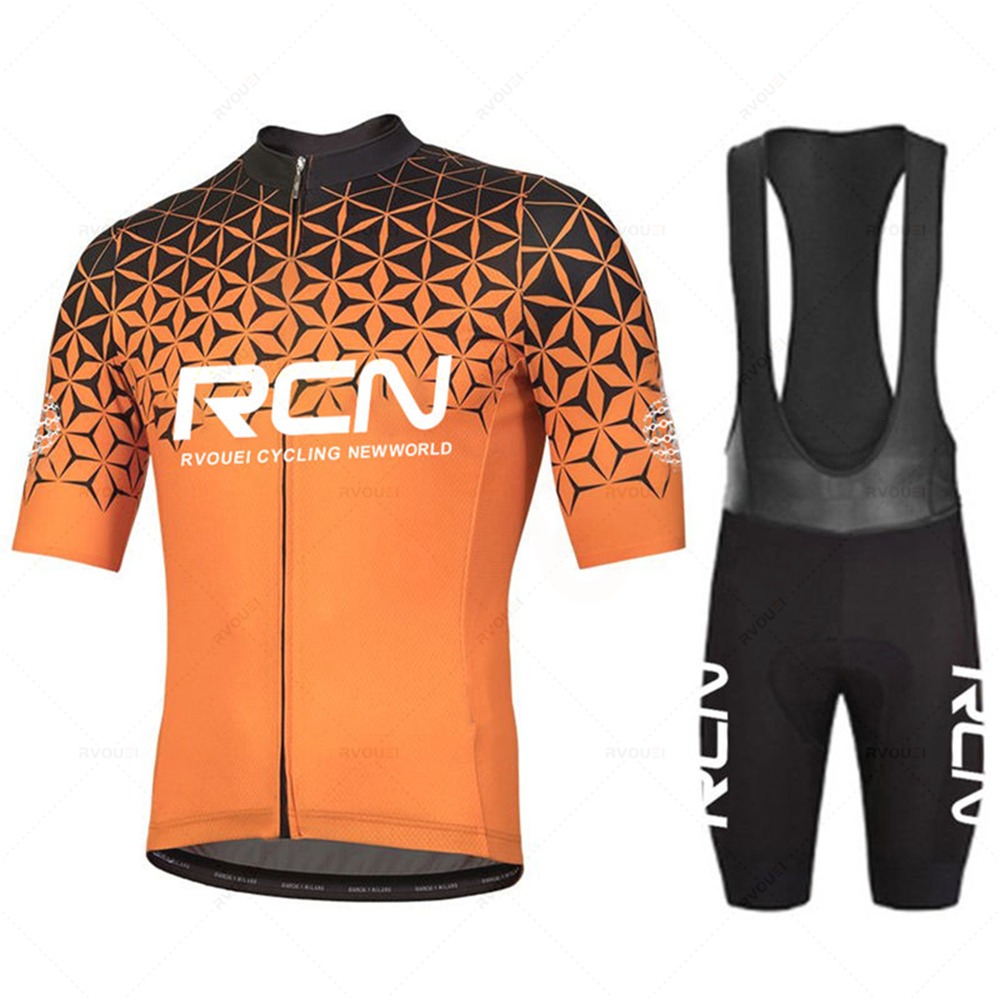 Mountain Biking New Jersey - New Summer Rvouei Team Cycling Jersey