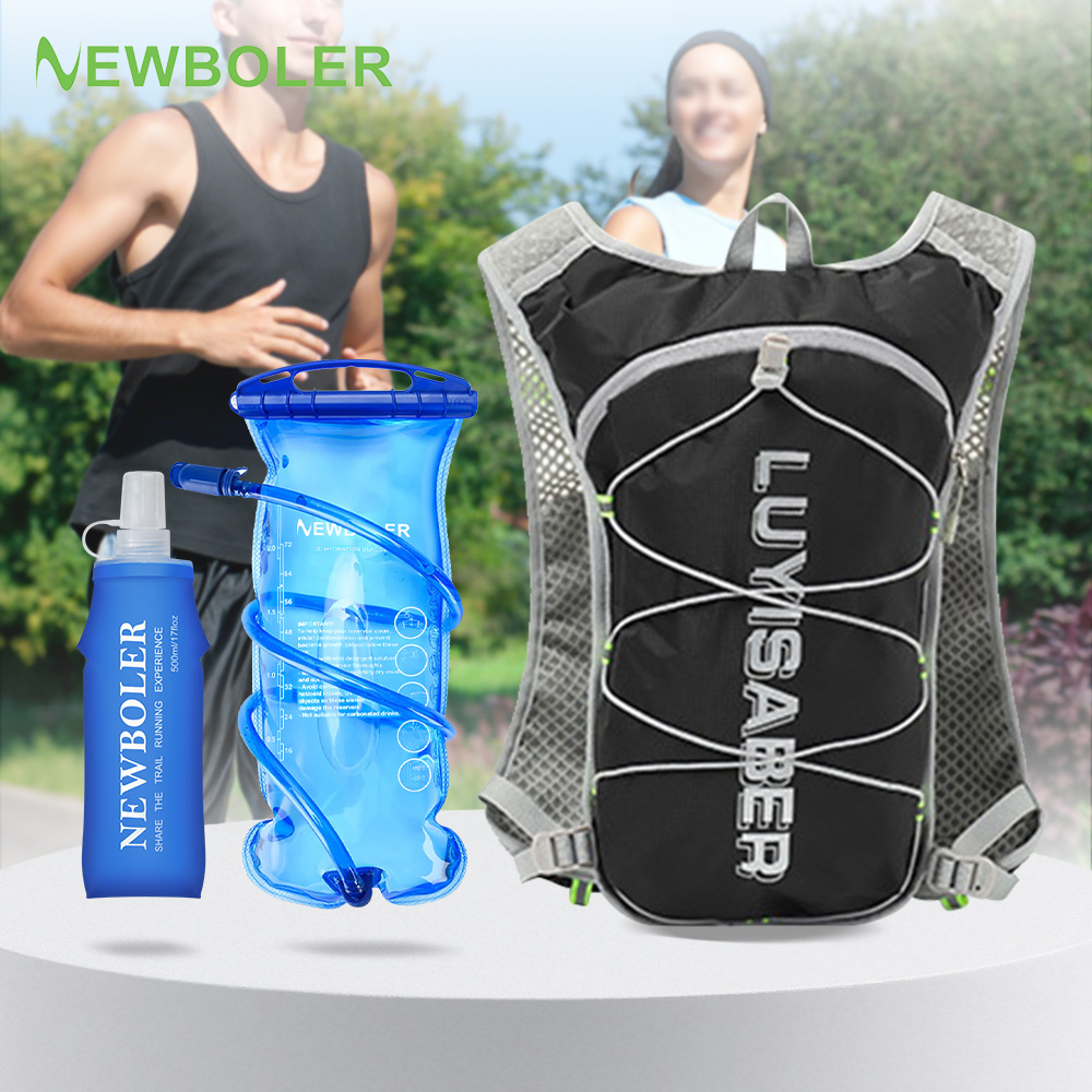 Mountain Biking Vest - NEWBOLER Waterproof Running Backpack 5L ultra-light