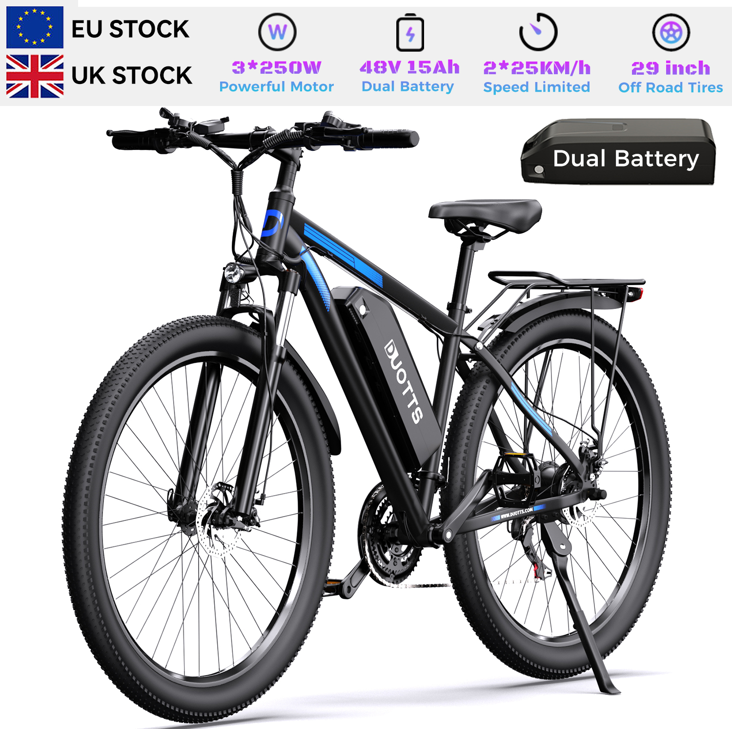 Mountain Biking In The Uk - EU UK Warehouse Stock Duotts C29