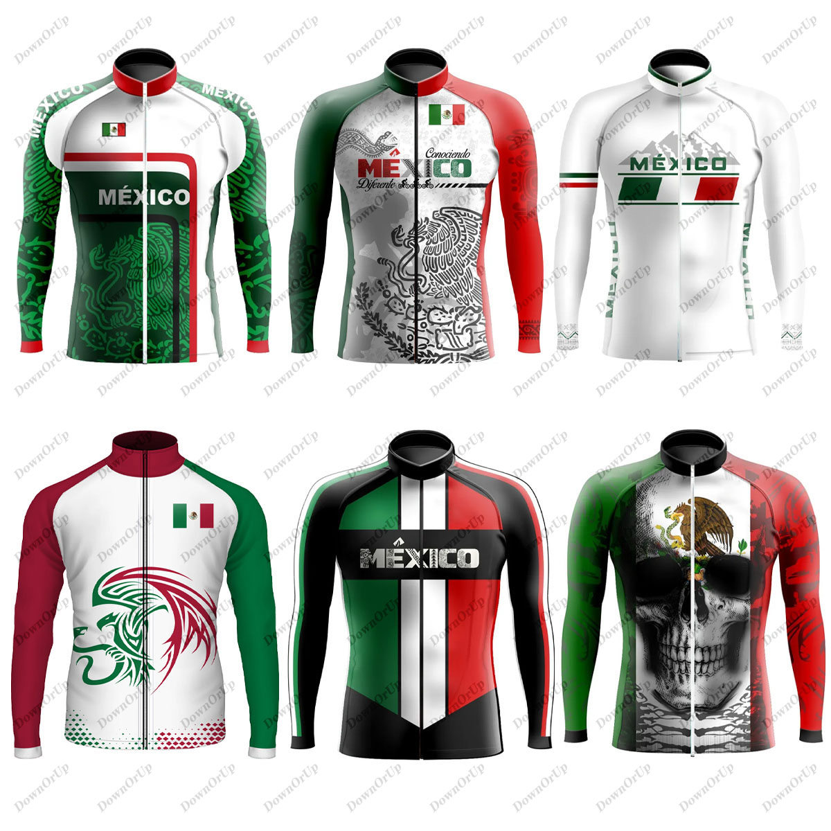 Mountain Biking New Mexico - Mexico Men's Long Sleeve BIke Cycling