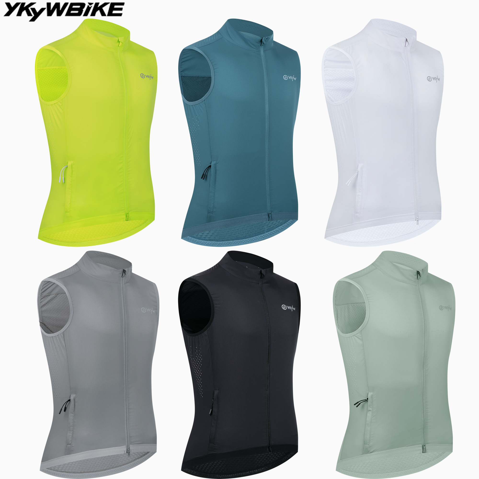 Mountain Biking Vest - YKYWBIKE Men's Cycling Vests Bicycle Gilet