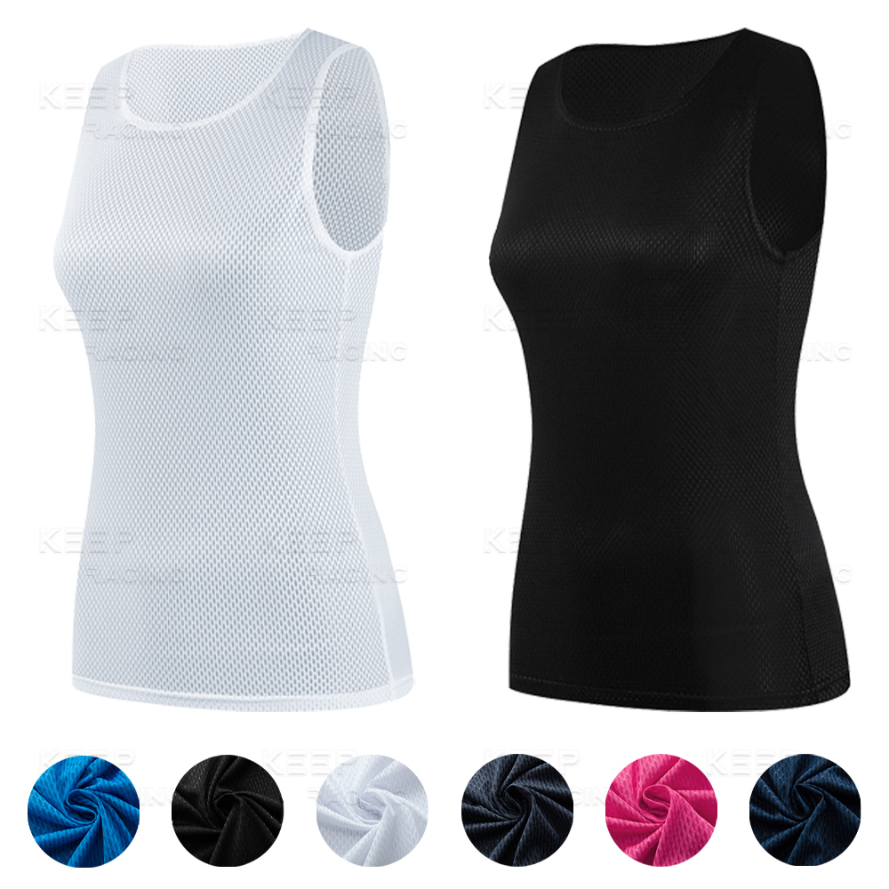 Women Cycling Base Layers Colo - Mountain Biking Vest บทวิจารณ์และราคา