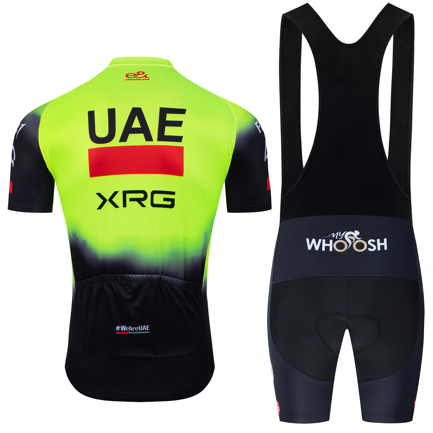 Fluorescent Yellow UAE Cycling - Mountain Biking Pants For Men บทวิจารณ์และราคา