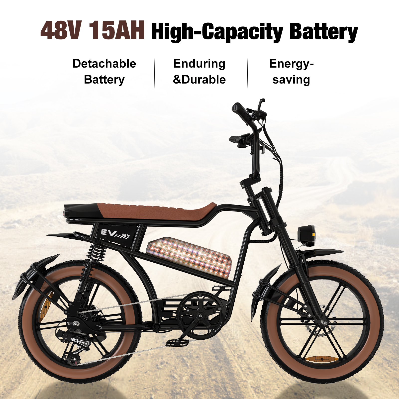 EU UK USA Stock 1000W Fat Bike - Mountain Biking In The Uk บทวิจารณ์และราคา