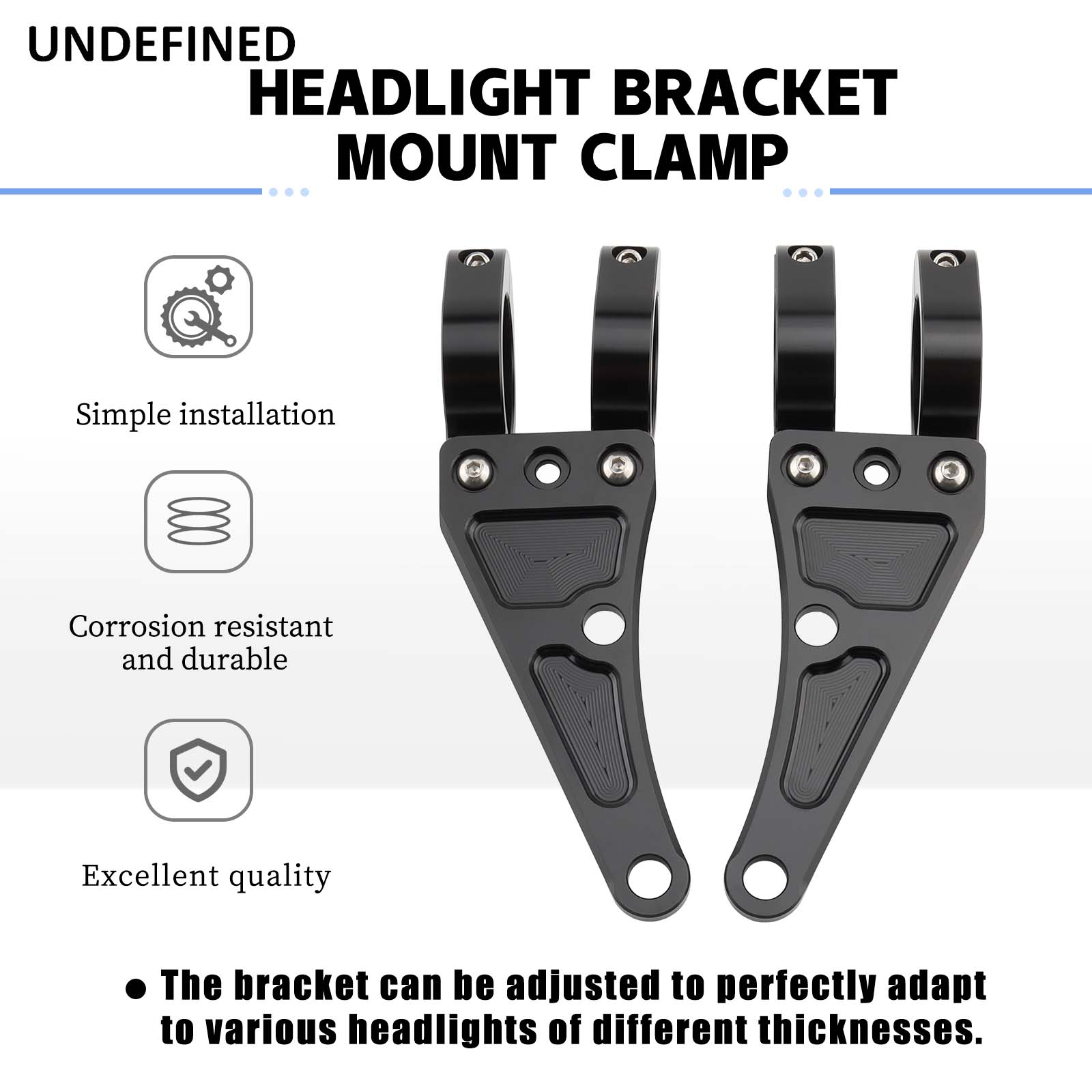 33mm-58mm Headlight Bracket Mo - Mountain Biking Las Vegas บทวิจารณ์และราคา