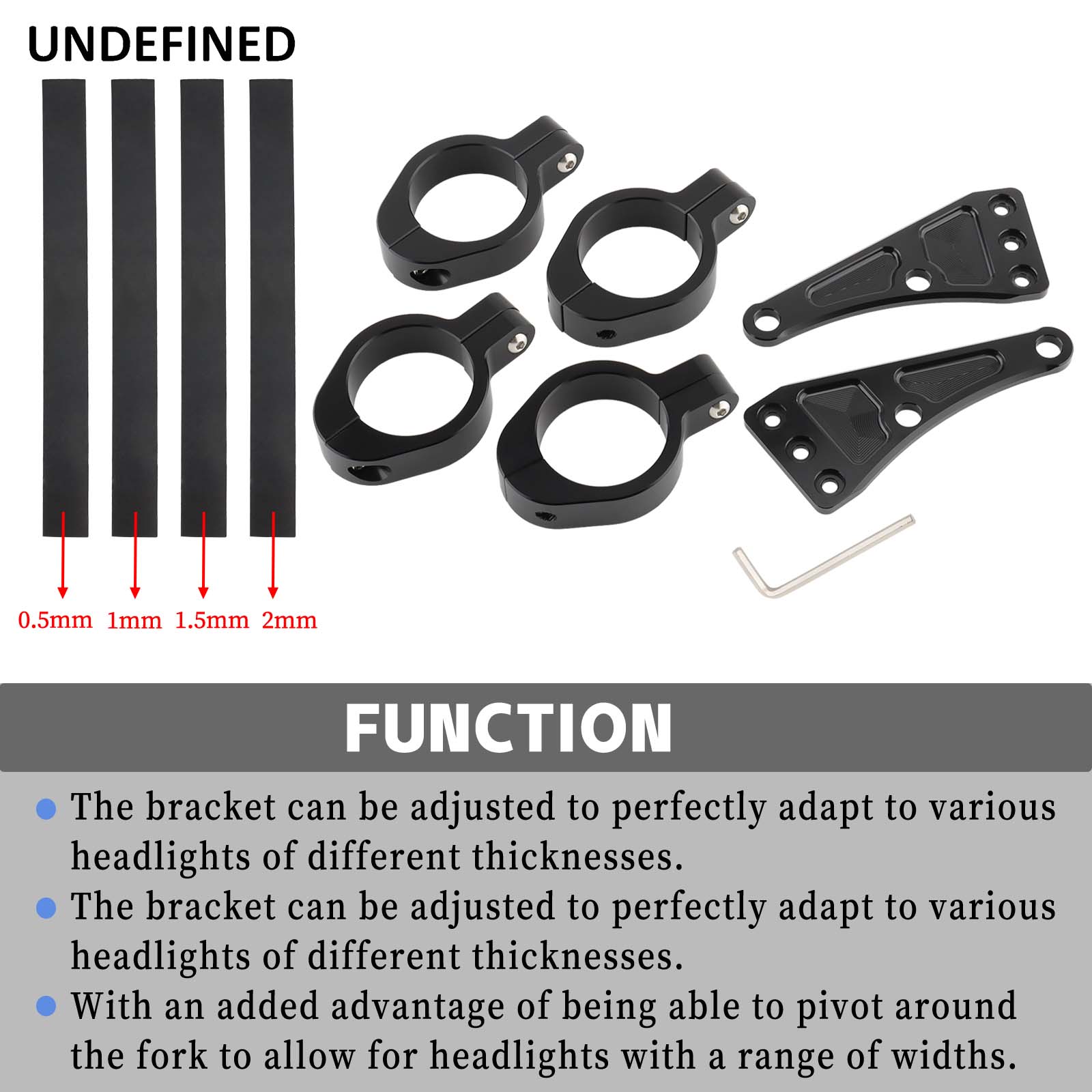 33mm-58mm Headlight Bracket Mo - Mountain Biking Las Vegas บทวิจารณ์และราคา