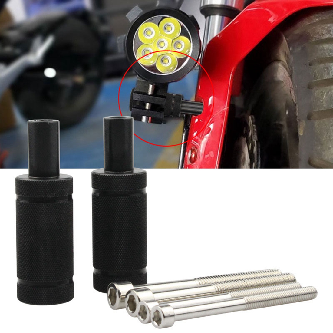 Motorcycle Headlight Mount Hol - Mountain Biking Las Vegas บทวิจารณ์และราคา