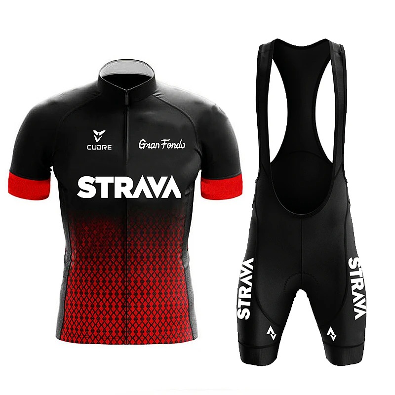 Strava Jersey Set Men's Bib Sh - Mountain Biking Pants For Men บทวิจารณ์และราคา