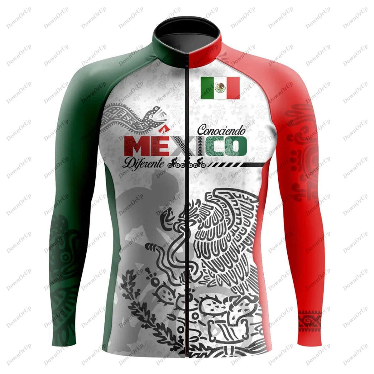 Mexico Men's Long Sleeve BIke  - Mountain Biking New Mexico บทวิจารณ์และราคา