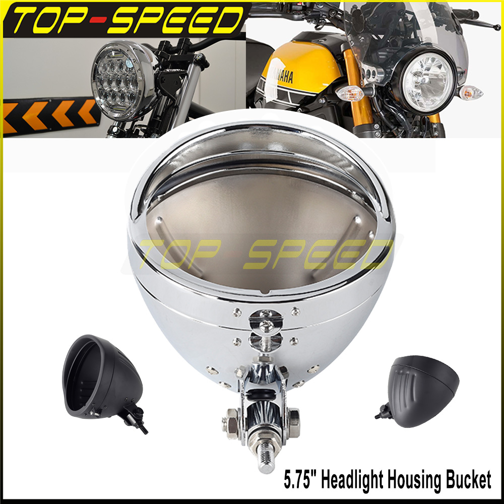 Black/Chrome Motorcycle Headla - Mountain Biking Las Vegas บทวิจารณ์และราคา