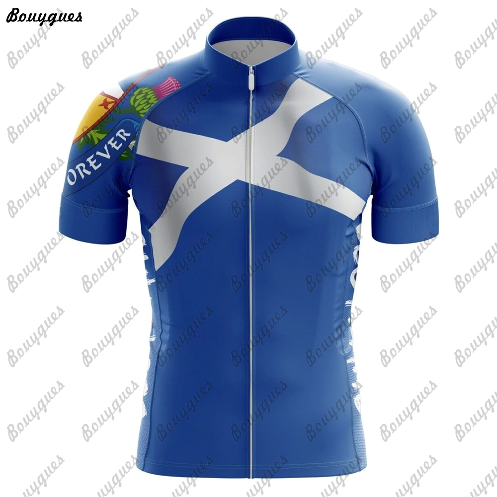 New SCOTLAND Men Cycling Jerse - Mountain Biking New Jersey บทวิจารณ์และราคา