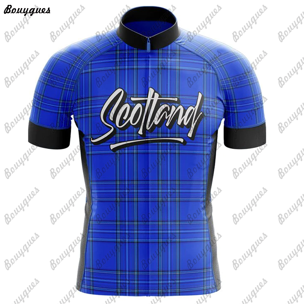 New SCOTLAND Men Cycling Jerse - Mountain Biking New Jersey บทวิจารณ์และราคา